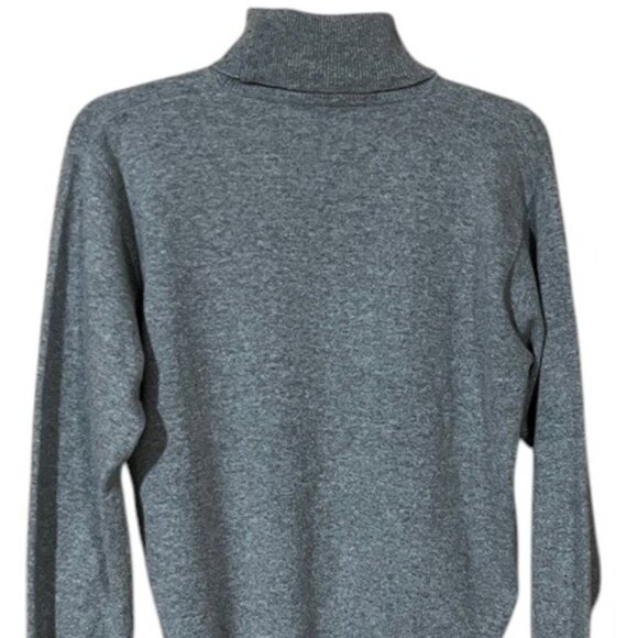 Valerie Stevens Gray Cashmere Turtleneck Sweater NWOT - Picture 5 of 8